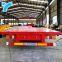 Wholesales Shipping Container Twist Lock 3/4 Axles Gooseneck Low Bed Truck Semi Trailer 40Ft Flatbed Trailer