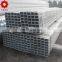 high quality erw tube hot-dipped galvanized square steel pipe