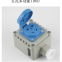 Aluminum alloy explosion-proof socket industrial explosion-proof socket 220V10A five-hole socket BQK