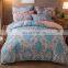 i@home Flower print comforter duvet bedsheets bedding set 100% cotton