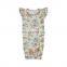 Baby Summer  Watermelon Flutter Sleeve Gown Toddler Sleeper Cute Girls Sleeping Bags
