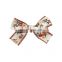 X1679/High quality hot sell beautiful sweet bow baby girl hair clips with fabric cover