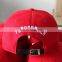 red cotton caps embroidery fun snapback cap adult