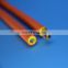 Neutrally buoyant fiber optic cable subsea ROV tether