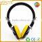 Folding style pivolting earcup noise occluding promo headphone in style
