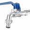professional manufacture two function bibcock with double handle chrome finished bibcock