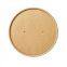 Souper Food Container Lid 16oz Kraft-Takeaway soup cup lid, ice cream container lid-8oz Brown Vented Lids