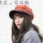velvet thick duck tongue octagonal hat fashion wild Korean version of the middle-aged and elderly beret