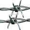 Wholesale 591 ft. 12-Gauge 4-Point High-Tensile Classic Hot Dipped Galvanized Barbed Wire