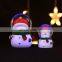 1PC Christmas Crystal Snow Ball Santa Claus Glass Ball Desktop Decoration Christmas New Year Gift Home Decoration