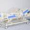 Hot sale ABS head and end board 3 Crank electric hospital bed 3 functions ICU hospital bed with mattress