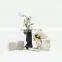 modern home decoration black white ceramic wabi sabi stornware vase set