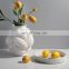 new design art white home decor modern ceramic nordic style vase flower vase