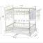 Stainless Steel Kitchen Plate Rack 2 Layer Kitchen Organizer Dish Rack Storage Holders
