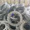 Heavy Galvanized Razor Blades Type BTO-30 DIA 305MM Concertina Razor Wire Unclipped