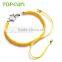 Topearl Jewelry High Quality Handmade CZ 925 Sterling Silver Beads Pentagram Charm Hand-knitted Bracelet for Women Girl 9SB26