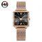 HANNAH MARTIN 1082 Luxury Woman Quartz Movement Ladies Watch Stainless Steel Designer Wristwatch Sport Watch