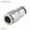 PG metal pneumatic joint stainless steel pipe connector fitting push fit 3/8 to 1/2