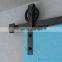 Big Spoke Wheel Carbon Steel Sliding Barn Door Hardware Kit