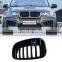 Glossy Sliver Front Bumper Upper grille for bmw X5  For BMW 51137157687/51137157688