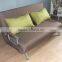 Modern Living Room Steel Structure Cheap Fabric Folding Futon Sofa Bed China Supplier