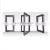 invisible grille for window U-Factor0.23 aluminum wooden window aluminium balance high impact tilt windows import from turkey