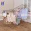Foldable balcony wing clothes drying rack