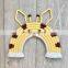 New Ideal Giraffe Macrame Wall Hanging Cheap Wholesale Animal Rainbow Nursery Decor , Baby Room Decor
