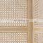 Natural Luxury Rattan cane screen, High Quality 3 panel cane partition foldable rattan room divider Best Price Wholesale