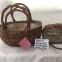 Cane Willow Wicker Baskets Handmade wicker clothes storage box storage basket