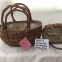 Handwoven Fruit Vegetables Willow Basket