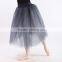 Professional Half Ballet Long Tutu Skirt with 5 Colors Layers (WE05011)