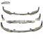 F10 F18 M Sport High Quality Carbon Fiber Varis Style Front Lip Front Bumper Lip Front Separator  For BMW 5 Series F10 F18