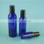 100ml blue pump lotion bottle with 24mm pump used for Cosmetic Container