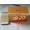 Touch control for Snooze wooden desk clock