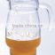 2015 Glass Jug and glass pitcher(color lids options) HF26021-1.5L