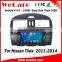 Wecaro WC-NT8078 Android 4.4.4 car stereo 2 din for nissan tiida car radio navigation system radio gps 1080p 2011-2014