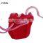 China Factory Custom Lovely Velvet Jewelry Pouch Bag Manufactures B28