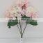 2014 Best selling Bouquet artificial hydrangea flower