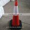 100cm Industrial Rubber Emergency Traffic Cone Road Safety Barrier