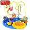 new products 2015 innovative product 18M+ kids play bulk wooden beads slide pretend play therapy wooden string beads wood toy