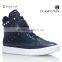 men high top genuine leather sport sneakers shoes wholesale sneaker supplier