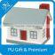 custom made house shaped cheap anti pu stress balls for promotional gift