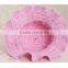 QXSH0027 Printed flower straw hat with wide brim Panama bowknot beach hat for women