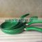 Aluminum Nonstick Pressed /Forged Green Ceramic Coating Colored Frying Pan Pizza Pan Egg Pan