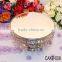 Mirror face wedding cake stand with crystal , royal cake stand wedding for wedding&party&hotel decoration(CAKE-008)