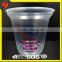 Factory Price Food Grade 180ml Plastic Clear Yogurt Cup and Lid