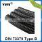 din73379 yute gasoline using black cotton overbraided fuel hose