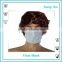 china disposable nonwoven 3ply white face mask