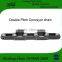 Double pitch conveyor chains-C216A with WA2 attachments